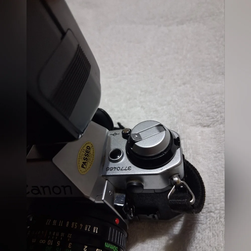 Canon AE-1 Program 35mm Film Camera with Flash - Black Made In Japan